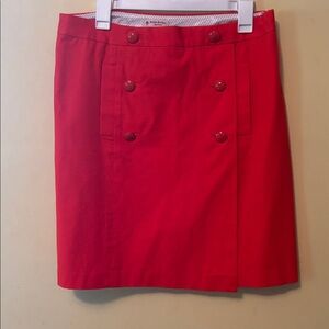 Brooks Brothers Vibrant Red Skirt